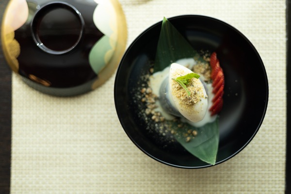 Crystal Cruises Crystal Symphony UMA UMA Chocolate Soufflé Cake Served with Homemade Sesame Ice Cream 2.jpg